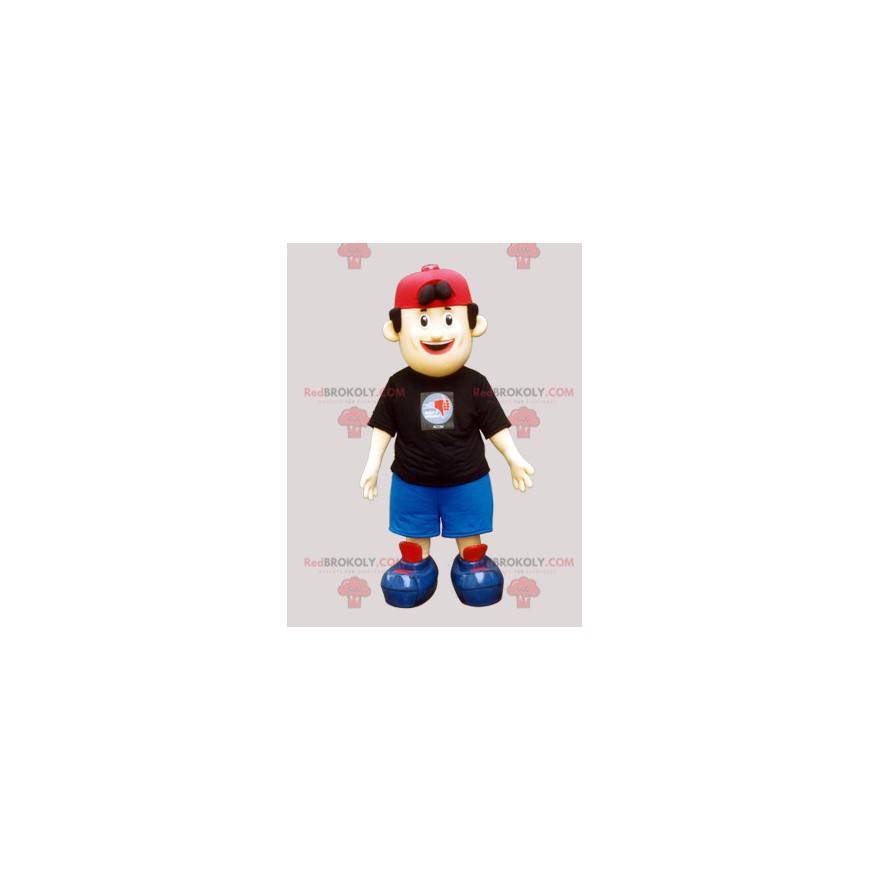 Teenager boy mascot with a cap - Redbrokoly.com Teenager boy mascot with a cap - Redbrokoly.com