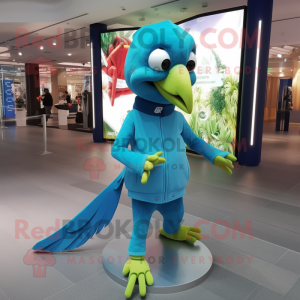 Cyan Parrot mascotte...