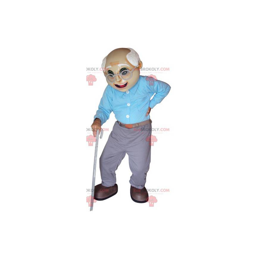 Mascote do velho. Mascote do avô - Redbrokoly.com