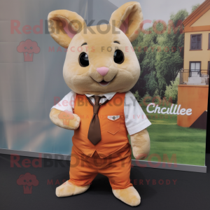 Oranje Chinchilla mascotte...