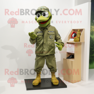 Olive Marine Recon mascotte...