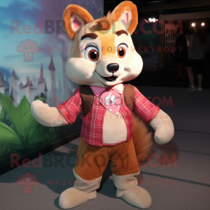 nan Marten mascot costume character dressed with a Blouse and Shoe laces