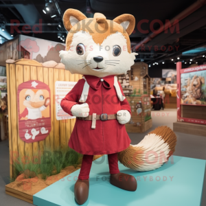 nan Marten mascot costume character dressed with a Blouse and Shoe laces