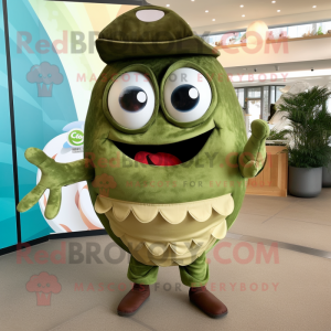 Postava maskota Olive Fish...