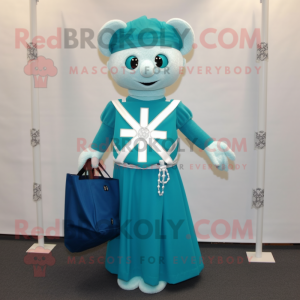 Cyanfarbenes Maskottchen...