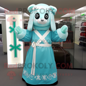 Cyan Celtic Cross mascotte...