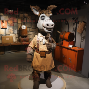 Postava maskota Rust Donkey...