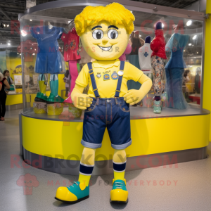 Gule irske dansesko maskot...