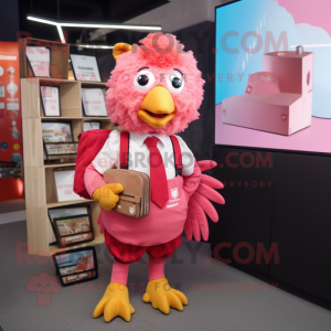 Pink Fried Chicken mascotte...