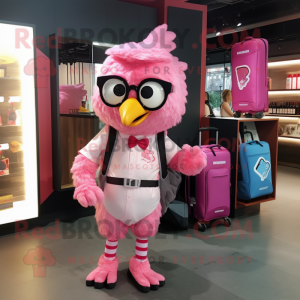 Pink Fried Chicken maskot...