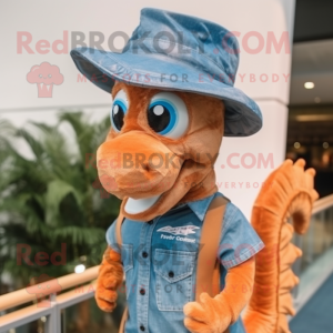 Rust Seahorse maskot...