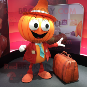 Red Pumpkin maskot kostume...