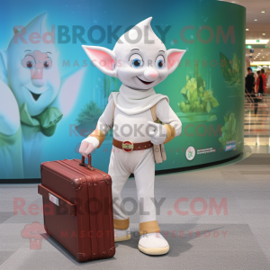 White Elf maskot kostume...