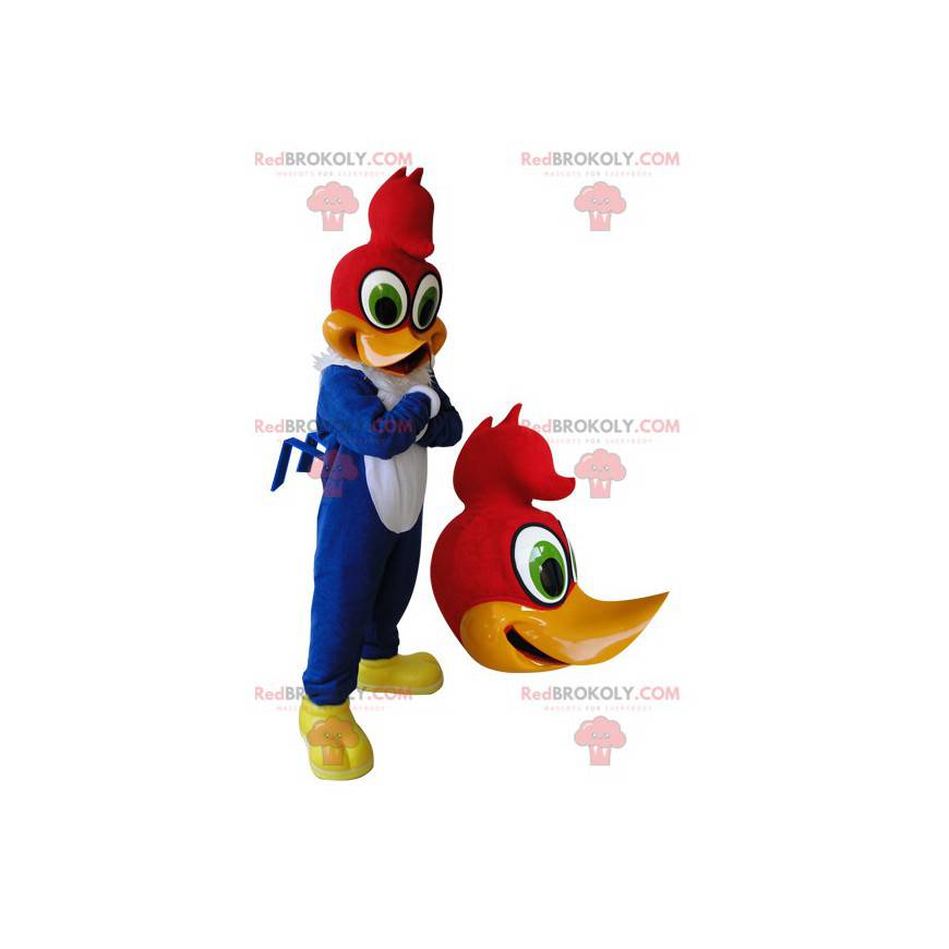 Woody Woodpecker beroemde cartoon specht mascotte -