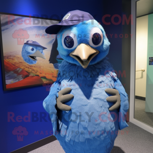 Blue Quail maskot kostume...