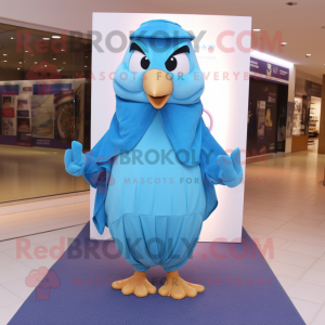 Blue Quail maskot kostume...