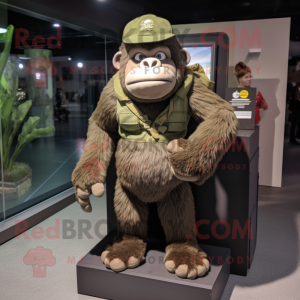 Olive Gorilla mascotte...