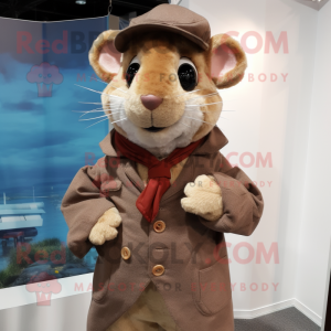  Dormouse maskot kostume...