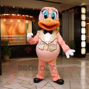 Peach Snake maskot kostume...