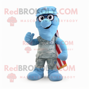 Sky Blue American Soldier...