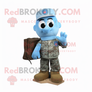 Sky Blue American Soldier...