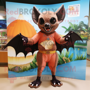 Rust Fruit Bat mascotte...