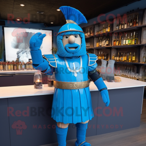 Blue Roman Soldier mascotte...