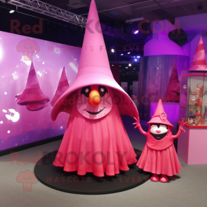 Pink Witch S Hat mascotte...