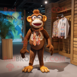 Rust Monkey maskot kostym...