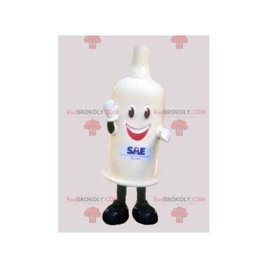 Jätte vit kondom maskot - Redbrokoly.com