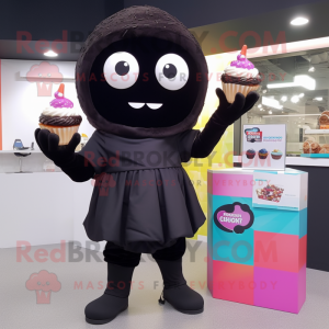 Black Cupcake mascotte...