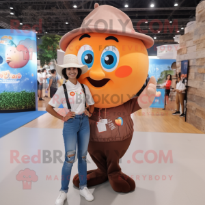 Peach Chocolates maskot...