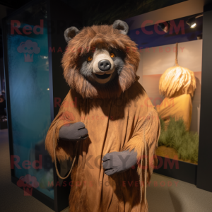 Rust Sloth Bear mascotte...