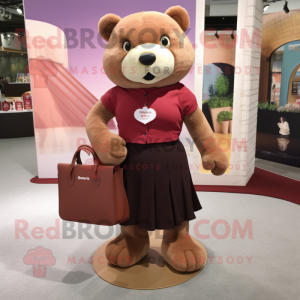 Postava maskota Maroon Bear...