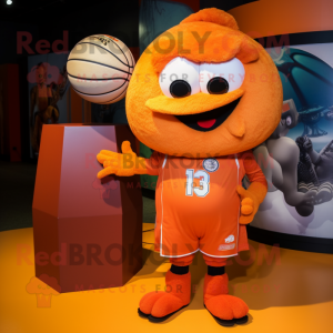 Oransje basketballball...