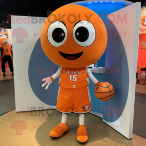 Orangefarbener Basketball...