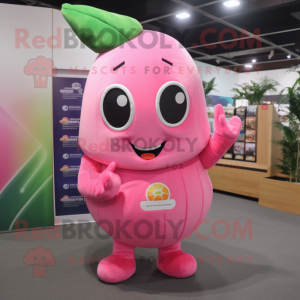 Pink Mango mascotte kostuum...