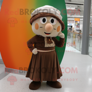 Brun irsk flag maskot...