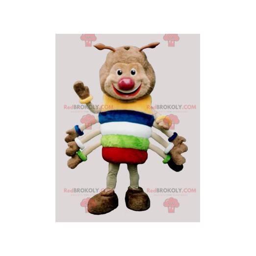 Stonožka housenka maskot. Maskot hmyzu - Redbrokoly.com