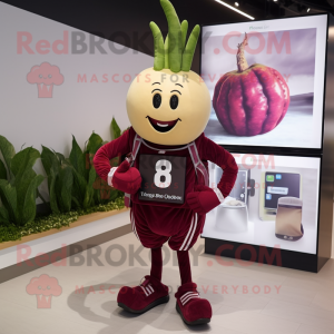 Maroon Beet mascotte...