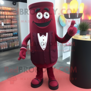 Maroon Scented Candle...
