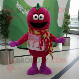 Magenta tomat maskot...