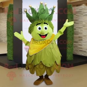 Olive King maskot drakt...