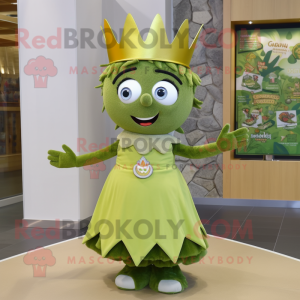 Olive King maskot kostume...