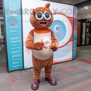 Rust Donut mascotte kostuum...