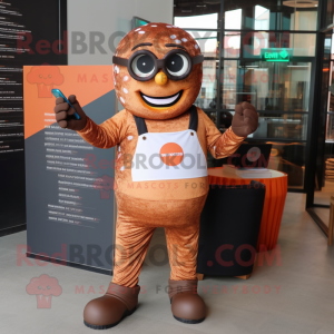 Rust Donut mascotte kostuum...