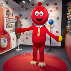 Red Juggle maskot drakt...