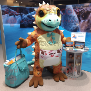 Rust Ankylosaurus mascotte...