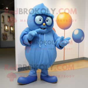 Blue Meatballs maskot drakt...