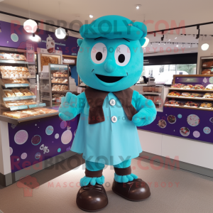 Turkis chokolade maskot...